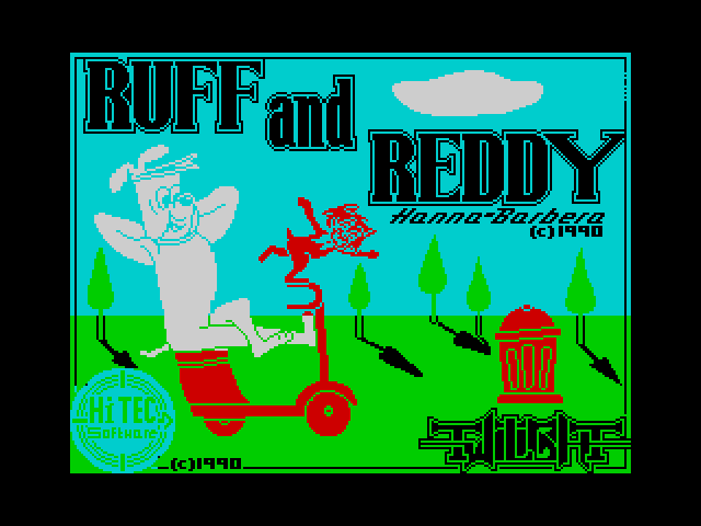 Ruff and Reddy in the Space Adventure image, screenshot or loading screen