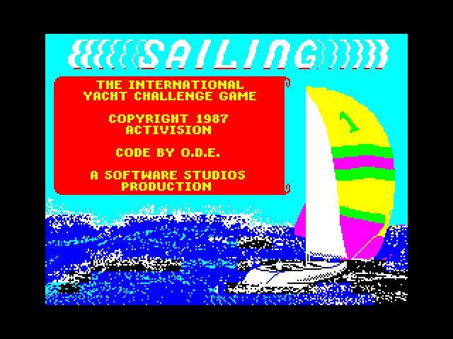 Sailing image, screenshot or loading screen
