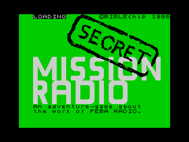 Secret Mission Radio image, screenshot or loading screen