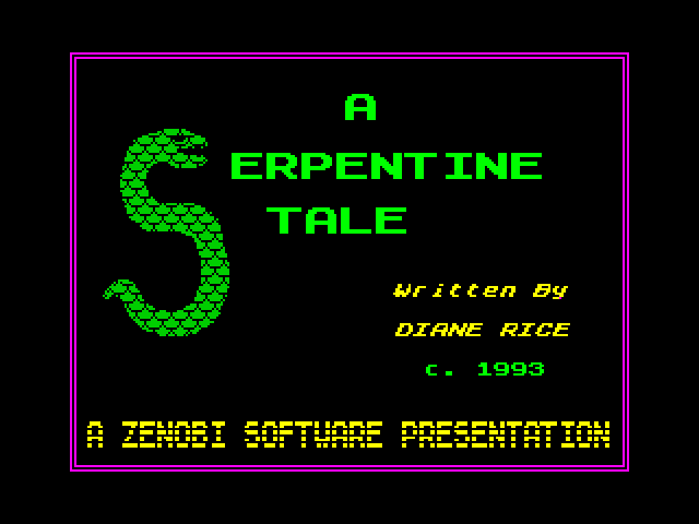 A Serpentine Tale image, screenshot or loading screen