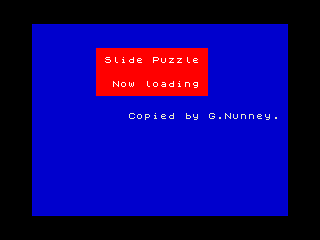 Slide Puzzle image, screenshot or loading screen