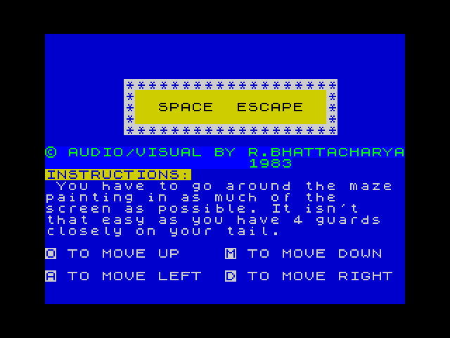 Space Escape image, screenshot or loading screen