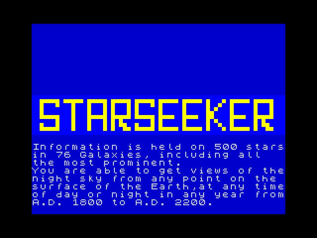 Star Seeker image, screenshot or loading screen
