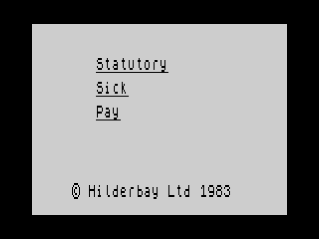 Statutory Sick Pay image, screenshot or loading screen