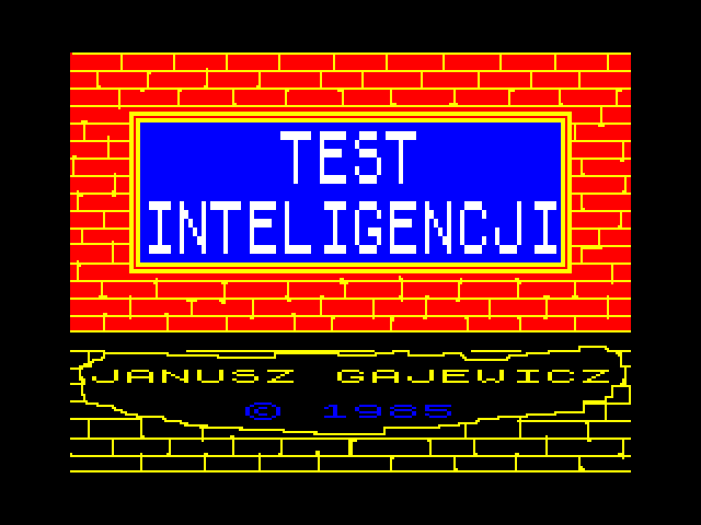 Test Inteligencji image, screenshot or loading screen