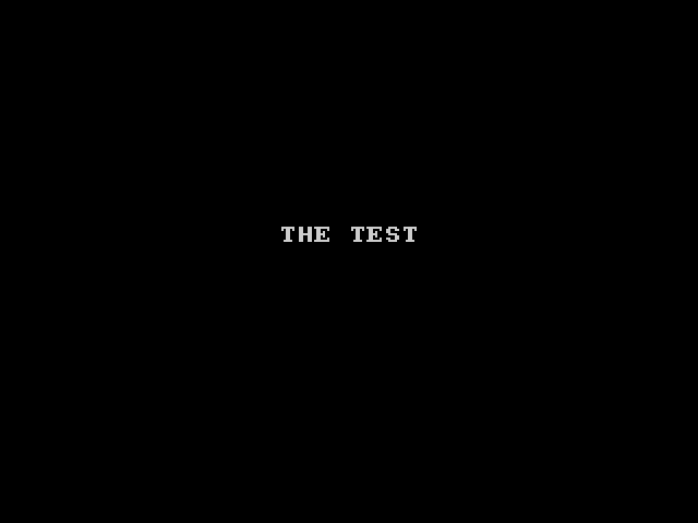 The Test image, screenshot or loading screen