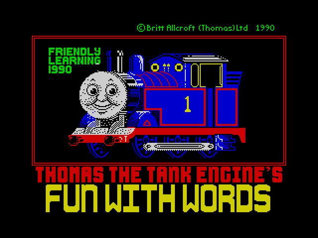 Thomas the Tank Engine's Fun With Words image, screenshot or loading screen