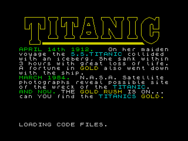 Titanic image, screenshot or loading screen