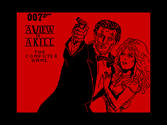 A View to a Kill - The Computer Game image, screenshot or loading screen