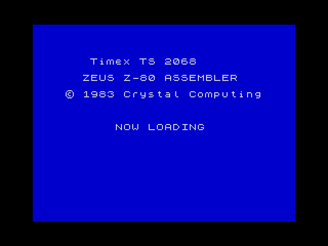 Zeus Assembler image, screenshot or loading screen