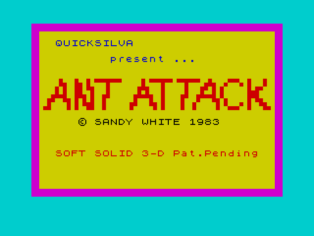 Ant Attack image, screenshot or loading screen