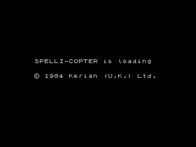 Spelli-Copter image, screenshot or loading screen