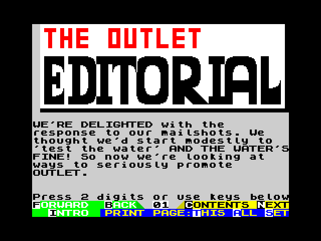Outlet issue 002 image, screenshot or loading screen