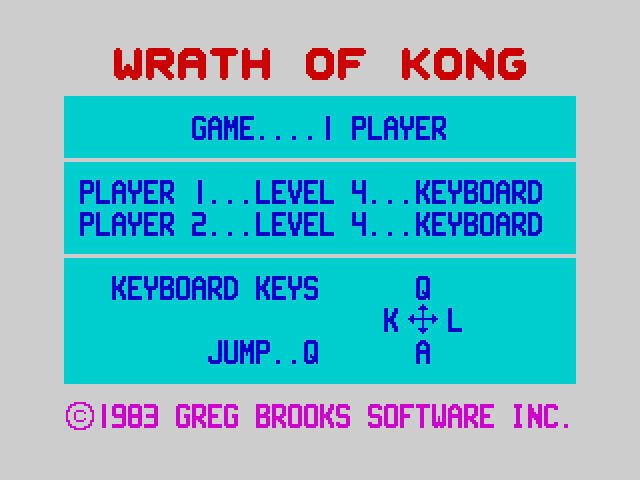 Wrath of Kong image, screenshot or loading screen