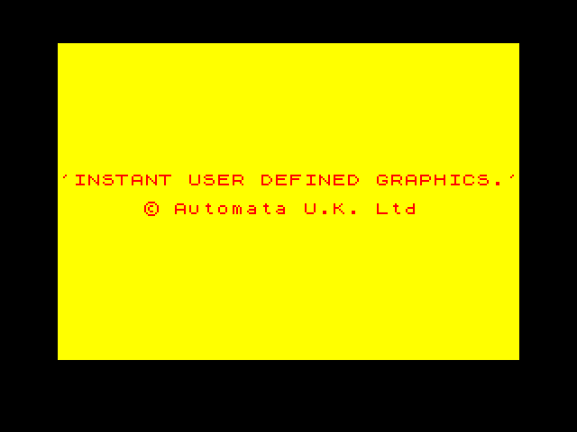 ZX82 Spectacular image, screenshot or loading screen