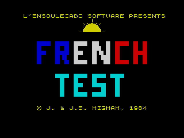 French Verbs image, screenshot or loading screen