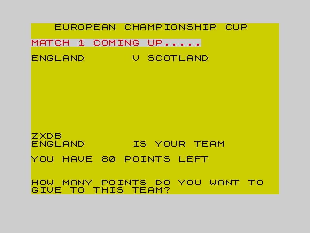European Championship Cup image, screenshot or loading screen