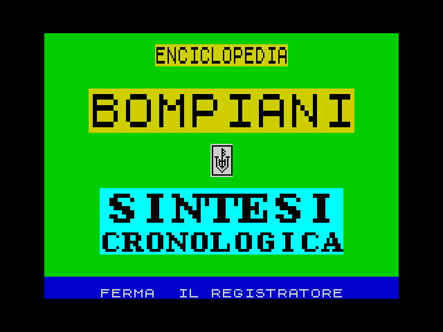 Enciclopedia Bompiani - Sintesi Cronologica image, screenshot or loading screen