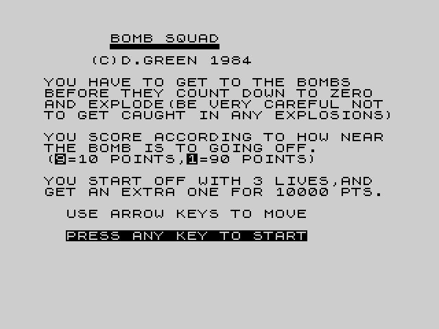 Bomb Squad image, screenshot or loading screen