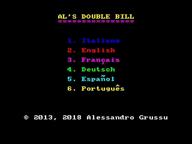 Al's Double Bill image, screenshot or loading screen