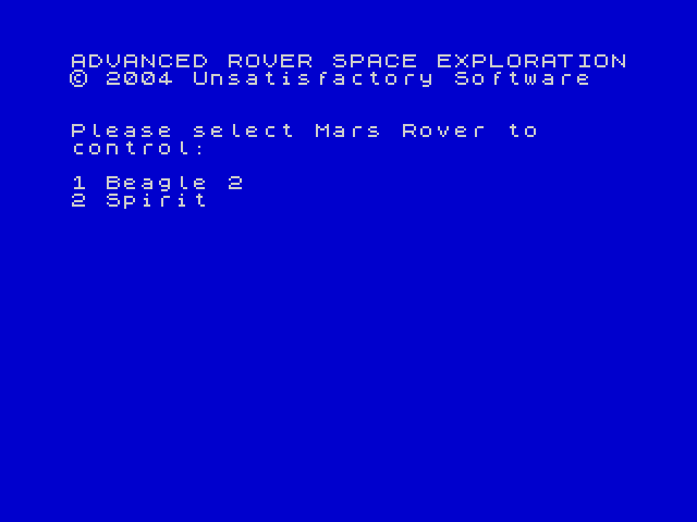 A.R.S.E. - Advanced Rover Space Exploration image, screenshot or loading screen