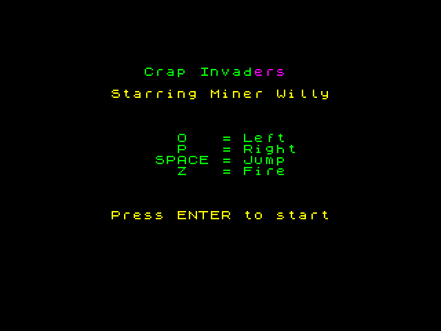 Crap Invaders image, screenshot or loading screen