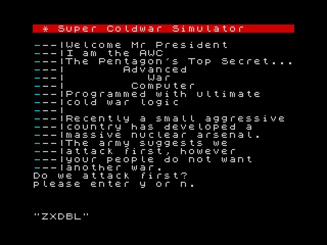 Super Cold War Simulator image, screenshot or loading screen