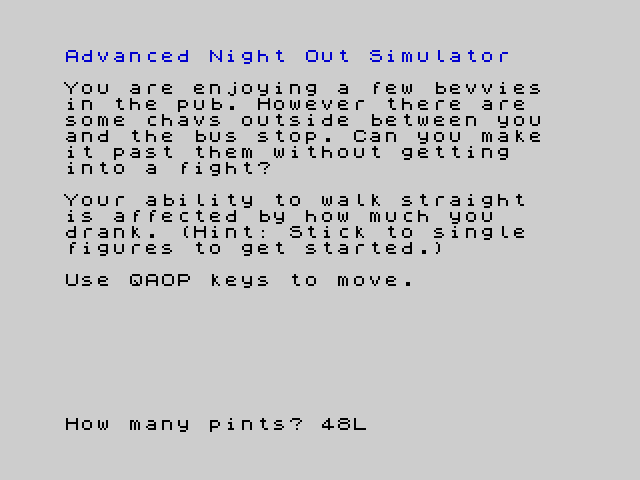 Advanced Night Out Simulator image, screenshot or loading screen