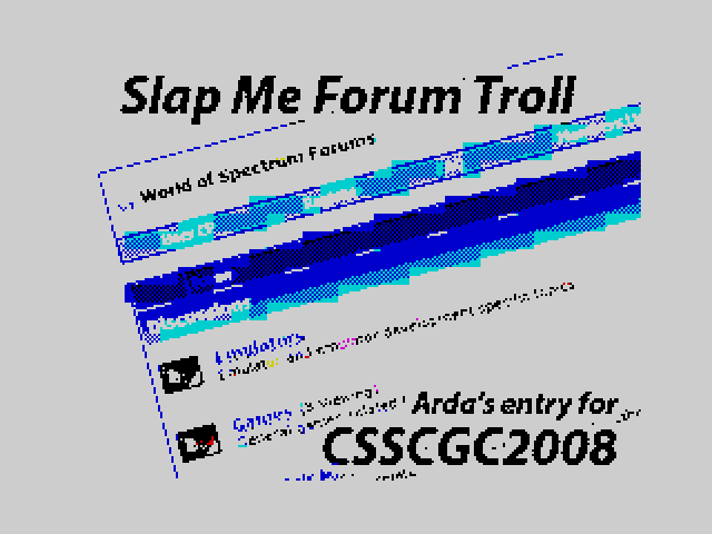 [CSSCGC] Slap Me Forum Troll image, screenshot or loading screen