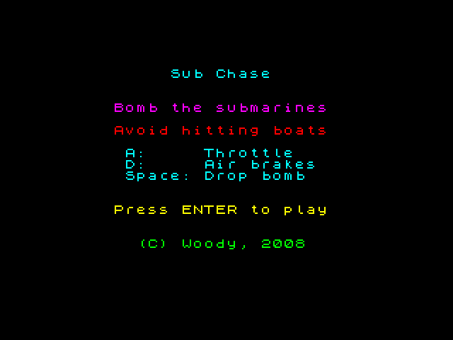 [CSSCGC] Sub Chase image, screenshot or loading screen