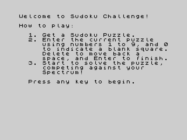 [CSSCGC] The Sudoku Challenge image, screenshot or loading screen