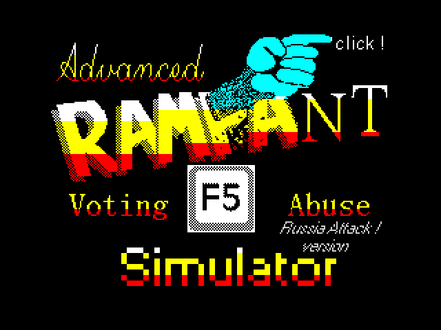 Advanced Rampant Voting Abuse Simulator - Russia Attack! image, screenshot or loading screen