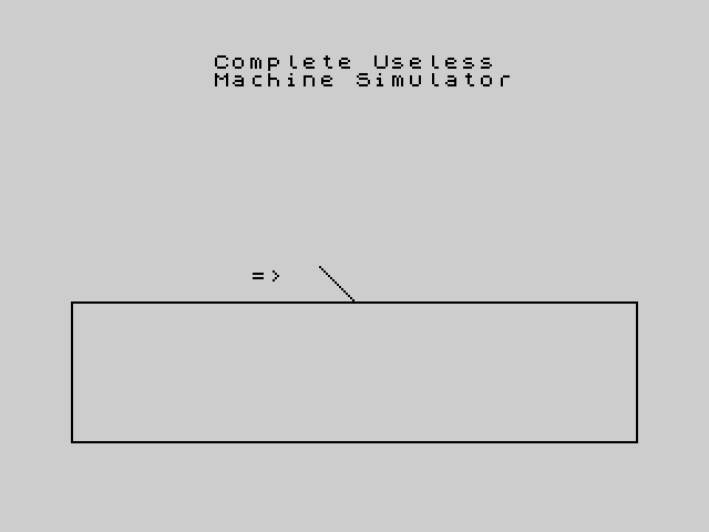 [CSSCGC] Complete Useless Machine Simulator image, screenshot or loading screen