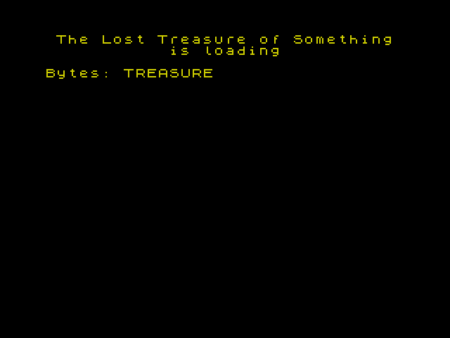 The Lost Treasure Of Something image, screenshot or loading screen