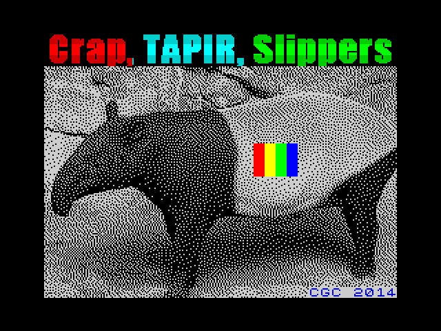 Crap, Tapir, Slippers image, screenshot or loading screen
