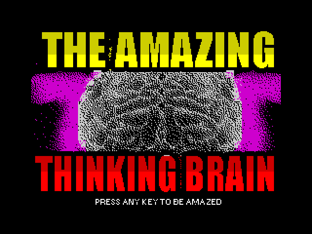 [CSSCGC] The Amazing Thinking Brain image, screenshot or loading screen