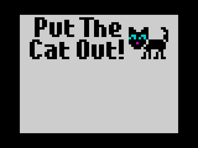 Put the CAT OUT image, screenshot or loading screen