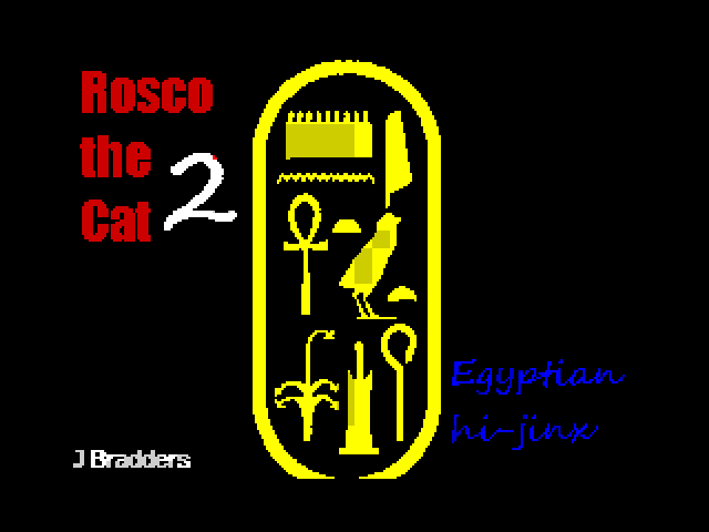 Rosco the Cat 2: Egyptian HiJinx image, screenshot or loading screen
