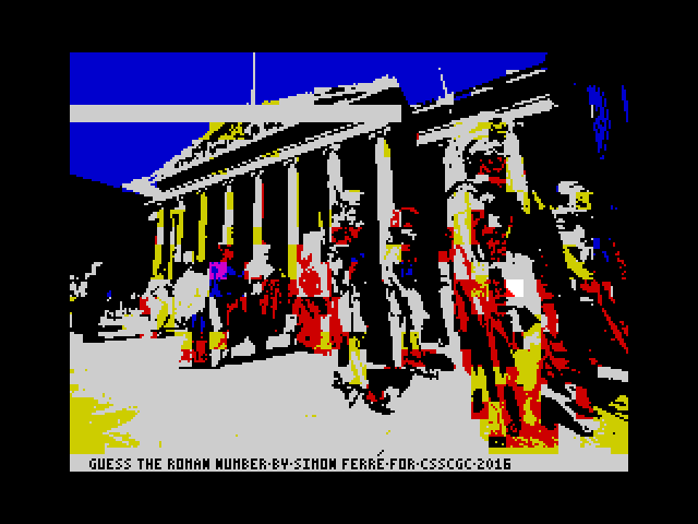 [CSSCGC] Guess The Roman Number image, screenshot or loading screen