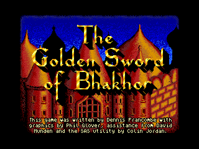 The Golden Sword of Bhakhor image, screenshot or loading screen