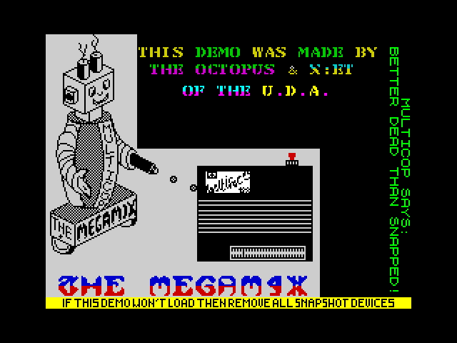 MegaMix Demo 128 image, screenshot or loading screen