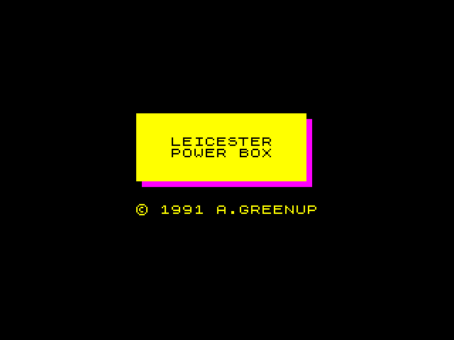 Leicester Powerbox image, screenshot or loading screen