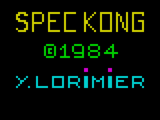 Spec Kong image, screenshot or loading screen