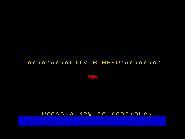 City Bomber image, screenshot or loading screen