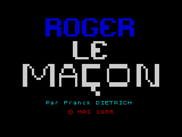Roger Le Maçon image, screenshot or loading screen