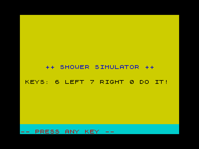[CSSCGC] Shower Simulator image, screenshot or loading screen