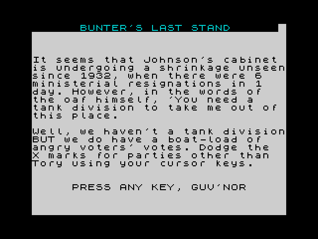 Bunter’s Last Stand image, screenshot or loading screen