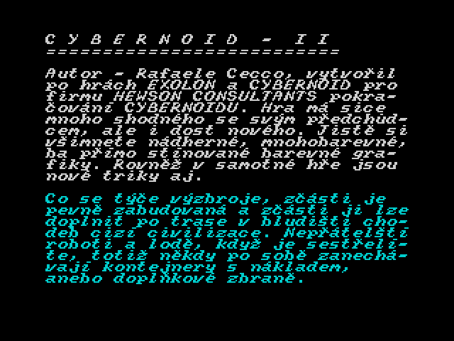 Informace pro majitele ZX Spectrum 11 image, screenshot or loading screen
