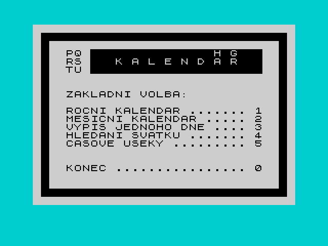 Kalendář image, screenshot or loading screen