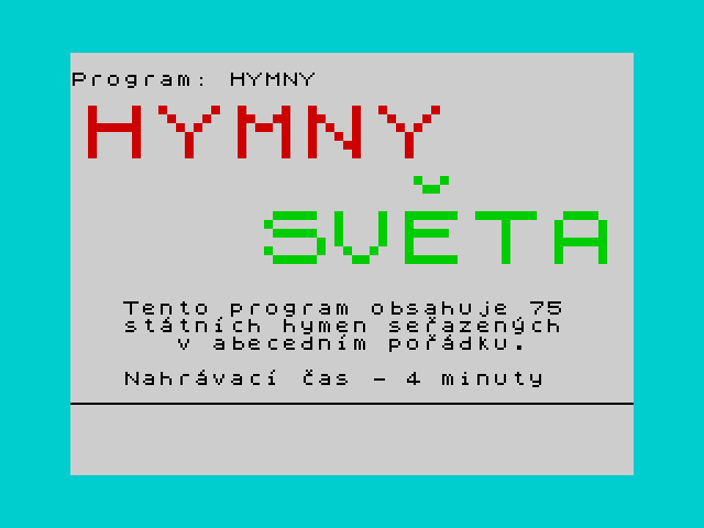 Hymny světa image, screenshot or loading screen